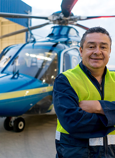 New York Helicopter Service Worker